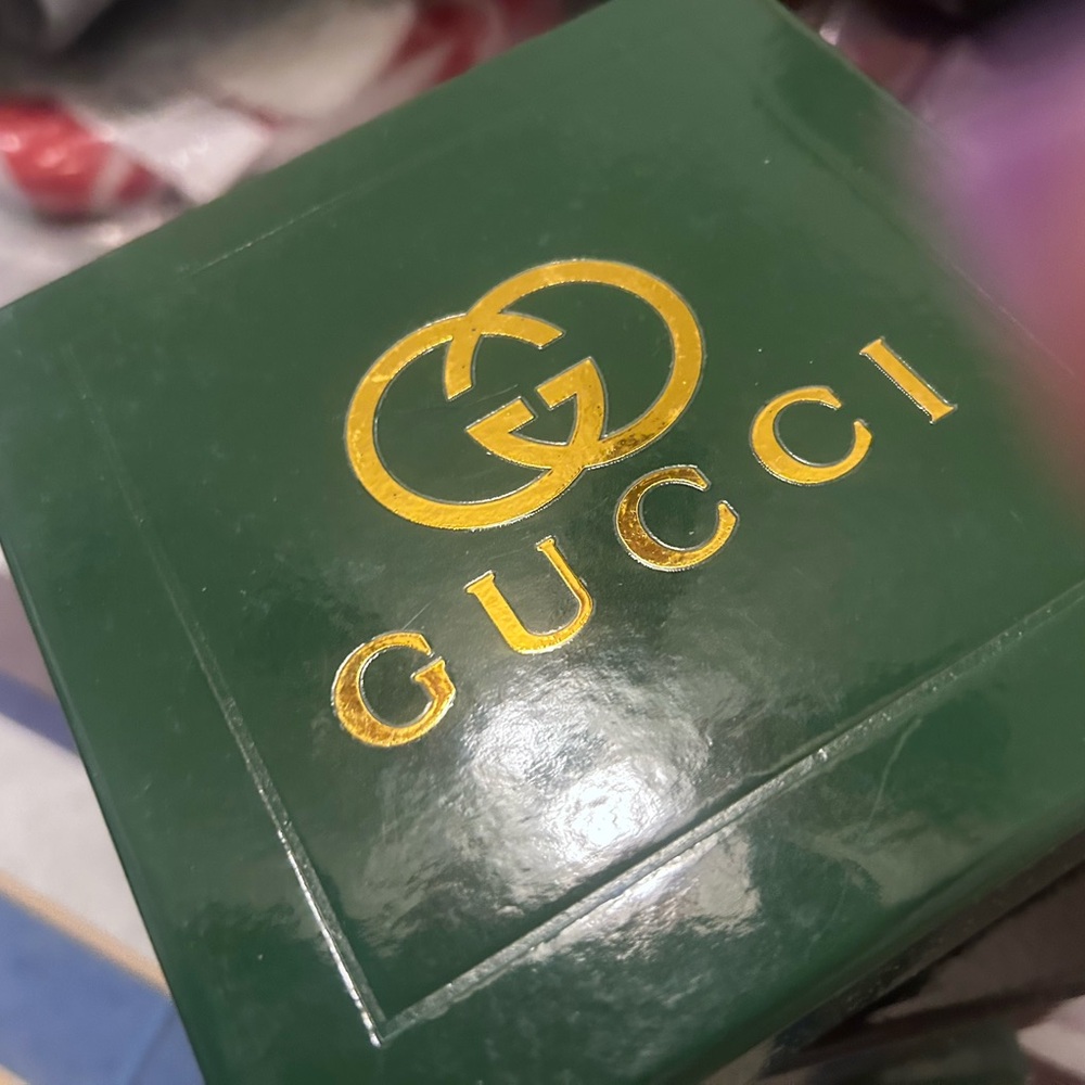 Gucci Green Box with Gold Logo